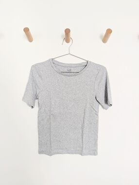 Gap Modern Crewneck T-Shirt – Heather Grey, Women's M Petite
